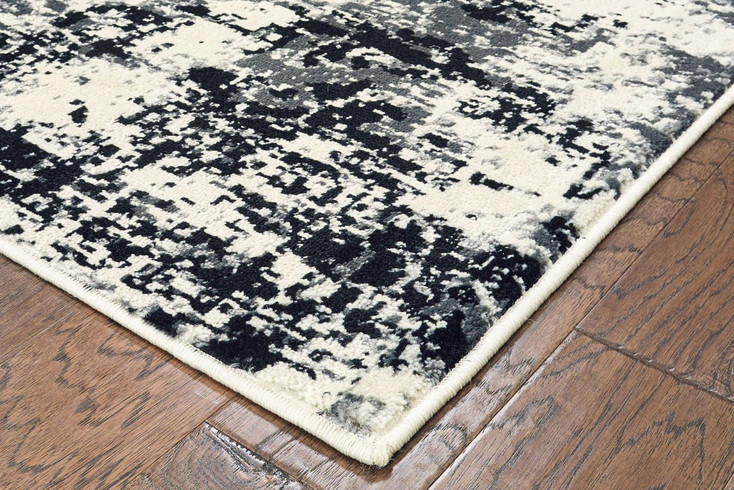 8' x 10' Gray Dhurrie Rectangle Polypropylene Area Rug