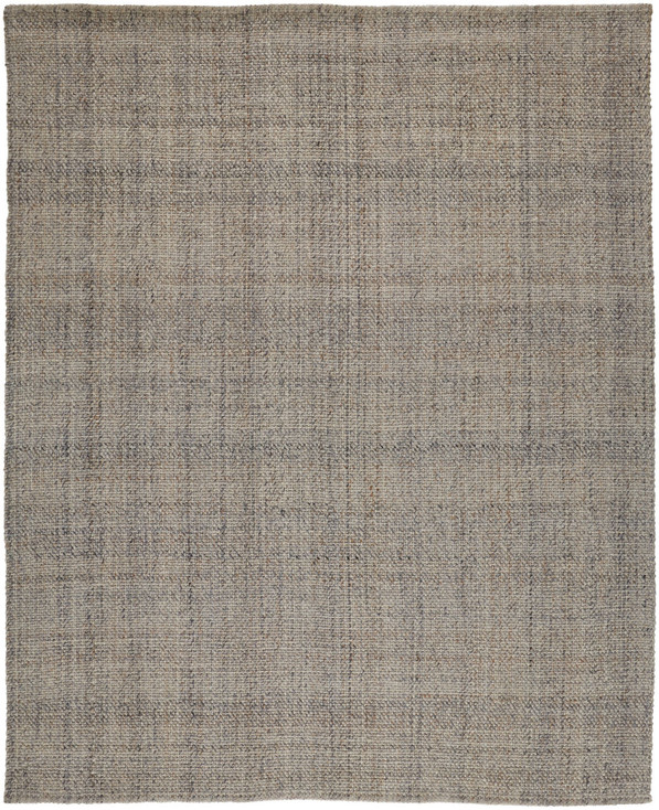 8' x 10' Ivory Tan and Gray Hand Woven Area Rug