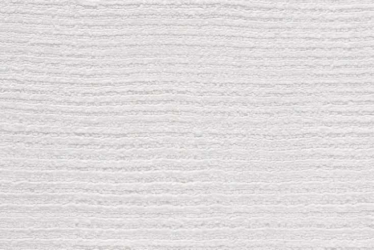 8' x 11' White Hand Woven Distressed Area Rug