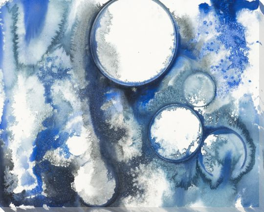 Bubbles 2 Wrapped Canvas Giclee Print Wall Art