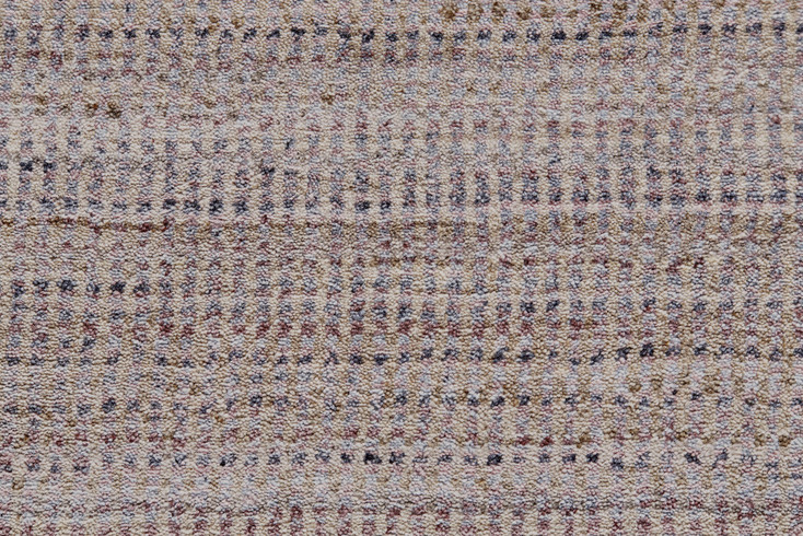 8' x 11' Blue Purple and Tan Ombre Hand Woven Area Rug