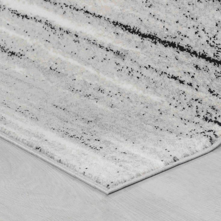 8' x 11' Grey Abstract Area Rug
