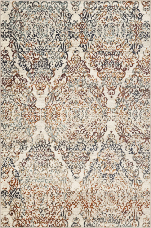 8' x 11' Ivory Oriental Dhurrie Area Rug