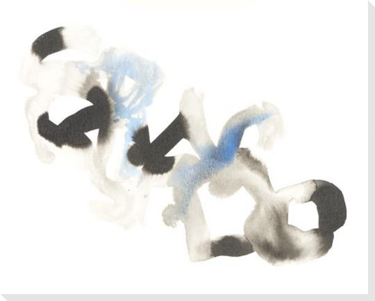 Stigma Blue 1 Wrapped Canvas Giclee Art Print Wall Art