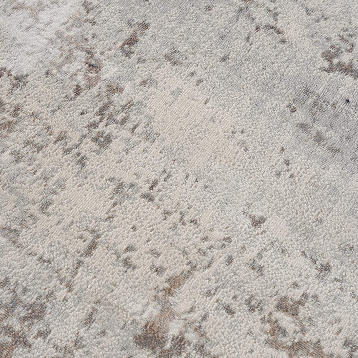 8' x 11' Navy Blue Distressed Striations Area Rug