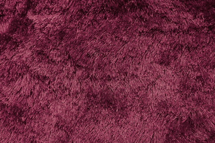 8' Red and Purple Round Shag Tufted Handmade Area Rug