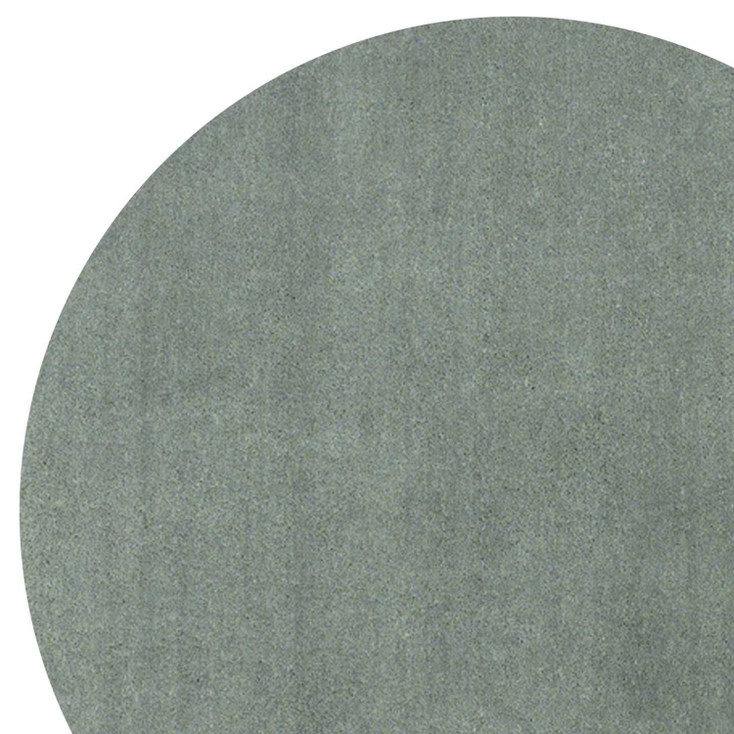 8' Round Polyester Slate Area Rug