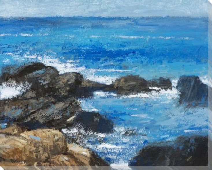 Rocky Shores IV Wrapped Canvas Giclee Print Wall Art