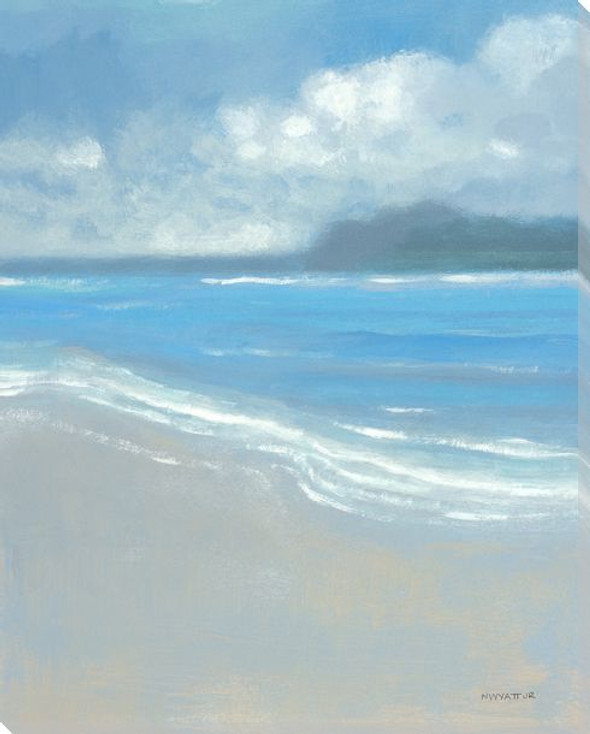 Island Breeze II Wrapped Canvas Giclee Print Wall Art