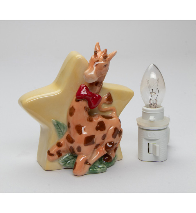 Giraffe Plug-in Porcelain Night Light