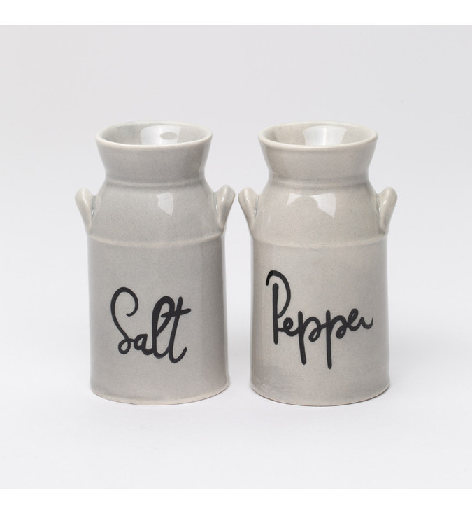 Milk Jug Porcelain Salt and Pepper Shakers, Set of 4