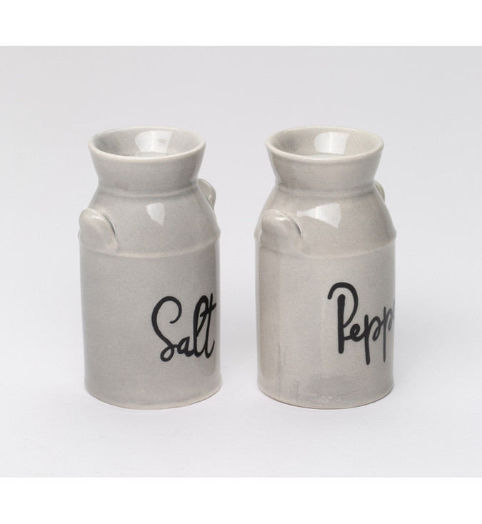 Milk Jug Porcelain Salt and Pepper Shakers, Set of 4