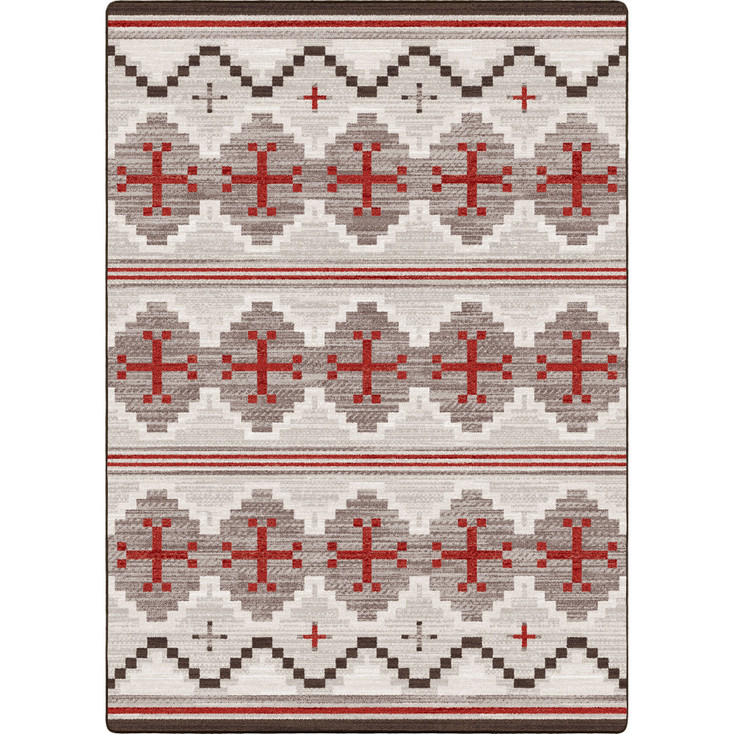 8' x 11' Pathways Natural Rectangle Nylon Area Rug