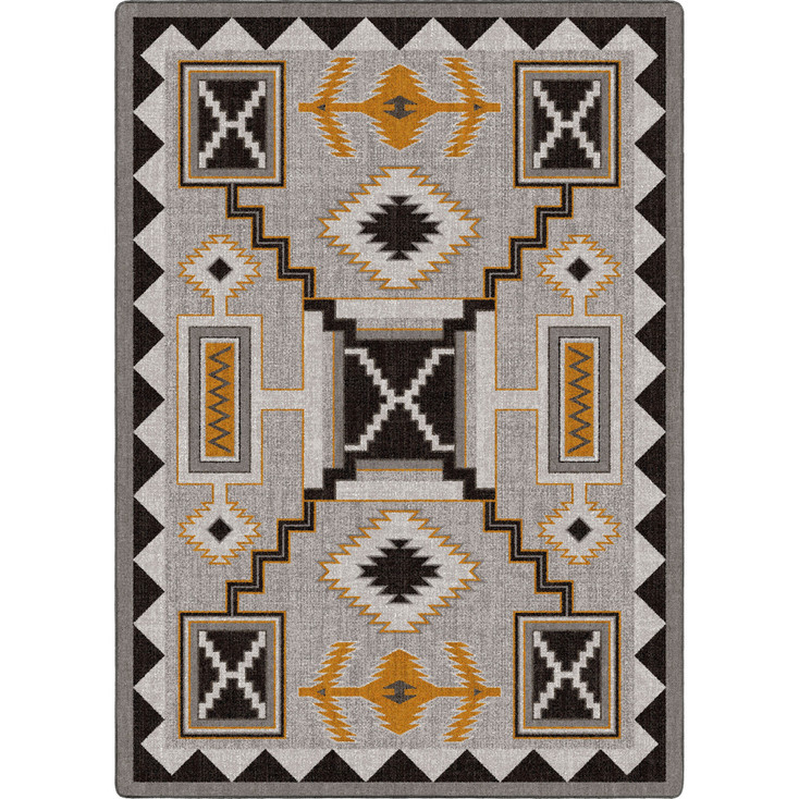 8' x 11' Rain Giver Obsidian Rectangle Nylon Area Rug