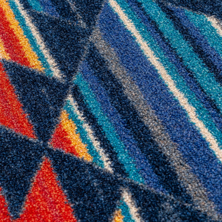 5' x 8' Rumble Americana Rectangle Nylon Area Rug