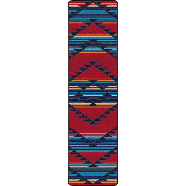 2' x 8' Rumble Americana Rectangle Runner Nylon Area Rug