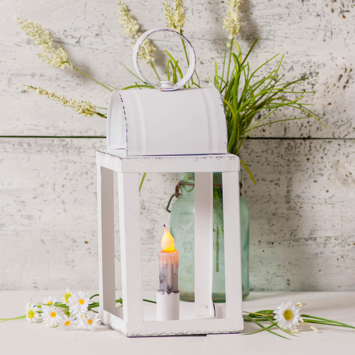 Keeping Room Lantern in Rustic White