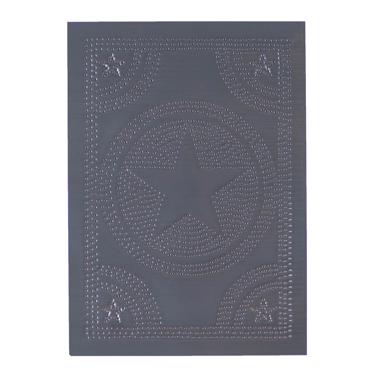 Regular Star Cabinet Panel in Country Tin