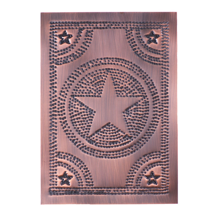 Regular Star Cabinet Panel in Solid Copper