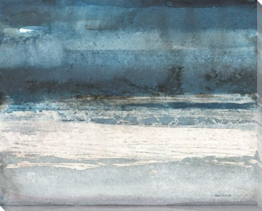 Midnight Tide Wrapped Canvas Giclee Print Wall Art