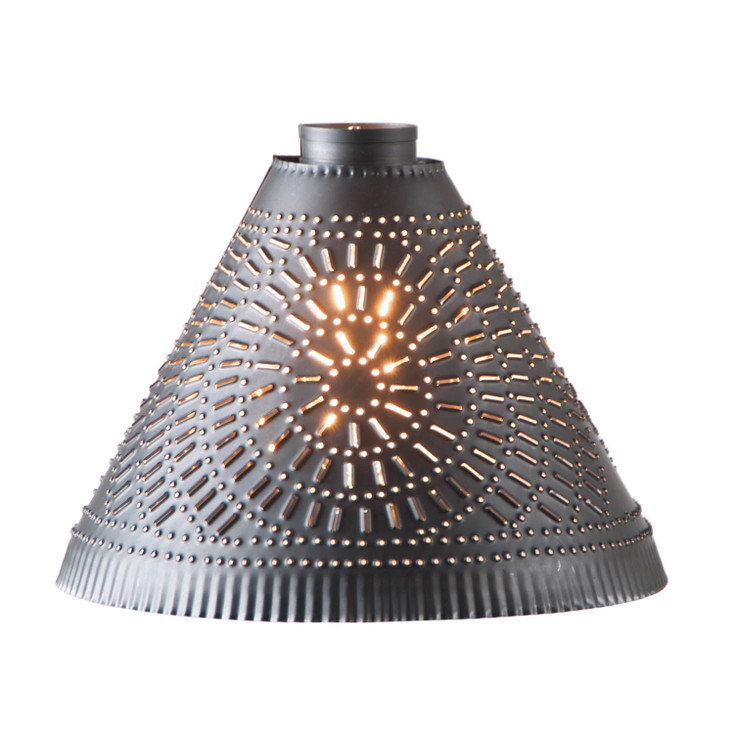 Wellington Hanging Light Lamp Shade in Kettle Black