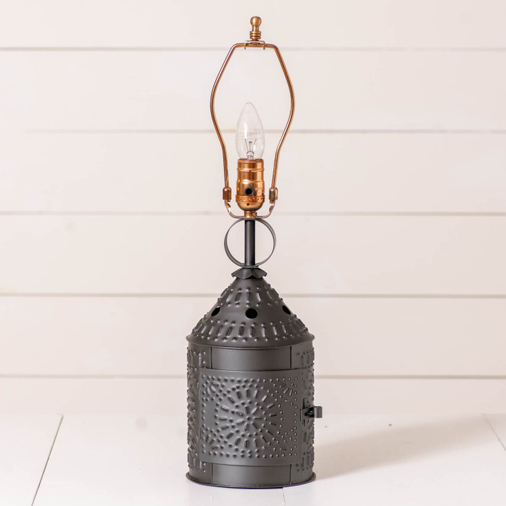 Paul Revere Lamp Base in Smokey Black