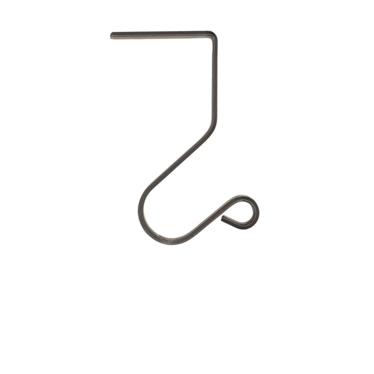 Wrought Iron Medium Mantle Hooks, Set of 3