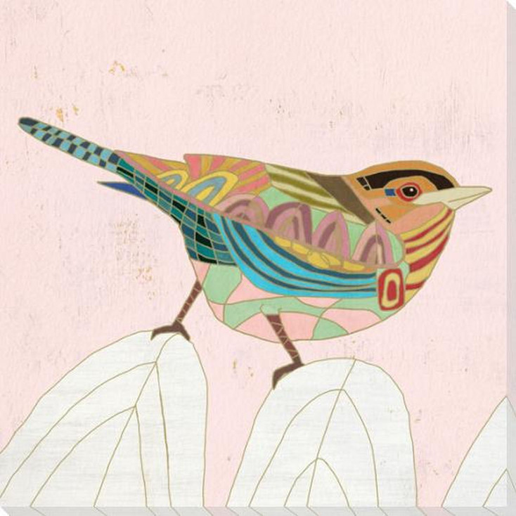 Six Birds 1 Wrapped Canvas Giclee Art Print Wall Art
