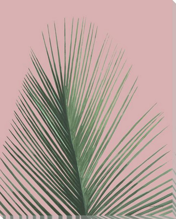 Palm Fronds II Wrapped Canvas Giclee Art Print Wall Art