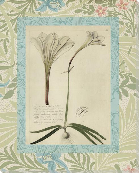 Patterned Botanical 2 Wrapped Canvas Giclee Art Print Wall Art