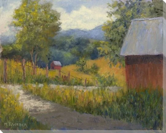 Kentucky Hill Farm Wrapped Canvas Giclee Print Wall Art