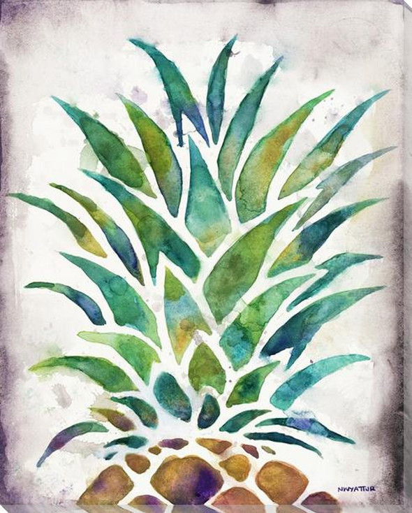 Heirloom Pineapple II Wrapped Canvas Giclee Art Print Wall Art
