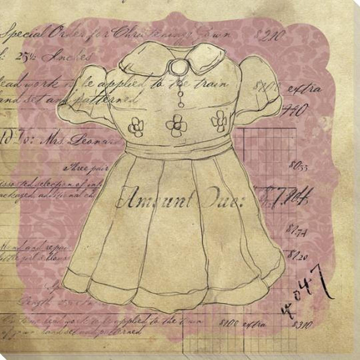 Annabelle's Closet II Wrapped Canvas Giclee Art Print Wall Art