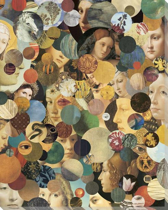 Face To Face 1 Wrapped Canvas Giclee Art Print Wall Art