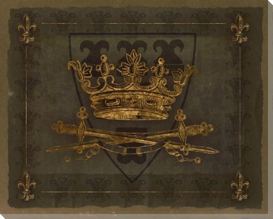 Dark Crowns 2 Wrapped Canvas Giclee Print Wall Art