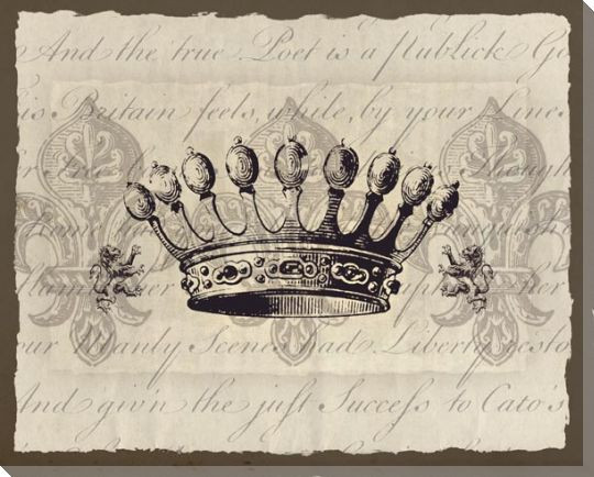Light Crowns 1 Wrapped Canvas Giclee Print Wall Art