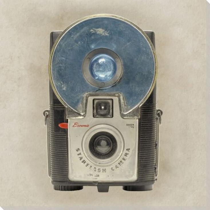 Vintage Camera 12 Wrapped Canvas Giclee Art Print Wall Art