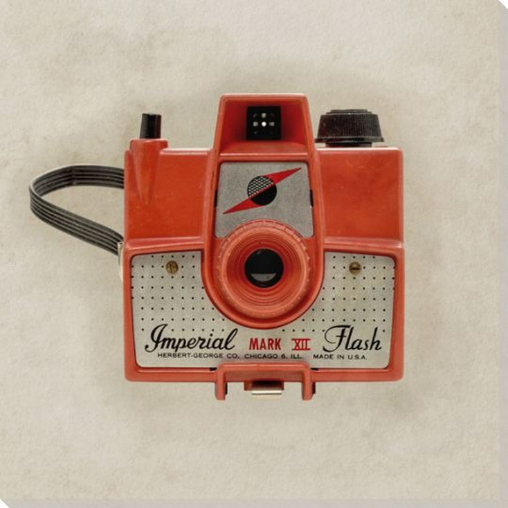 Vintage Camera 3 Wrapped Canvas Giclee Art Print Wall Art