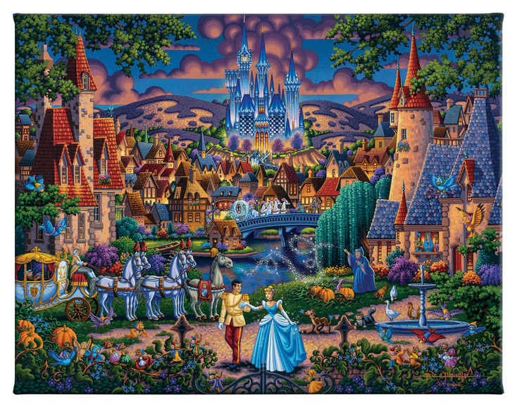 11" x 14" Disney Cinderella's Enchanted Evening Wrapped Canvas Wall Art