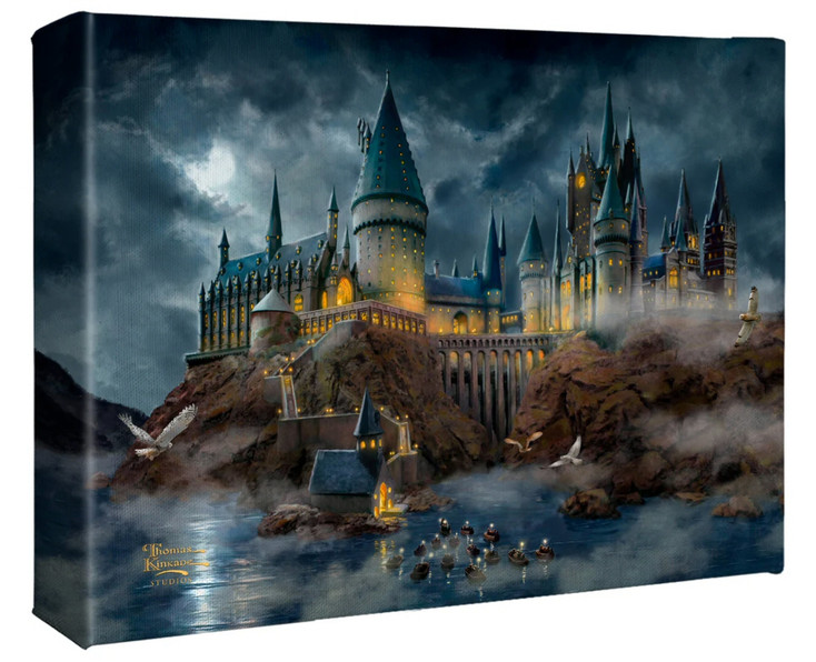 8" x 10" Harry Potter Hogwarts Castle Wrapped Canvas Wall Art