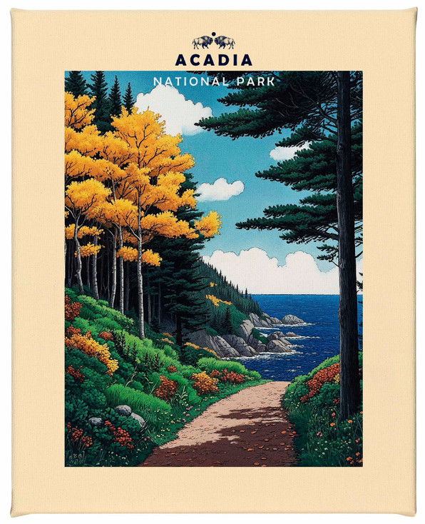 Acadia National Park Wrapped Canvas Wall Art