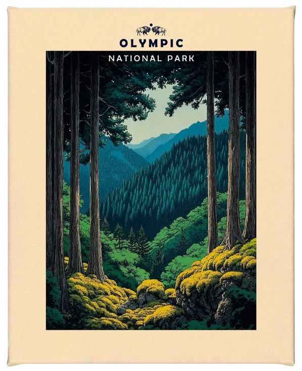 Olympic National Park Wrapped Canvas Wall Art