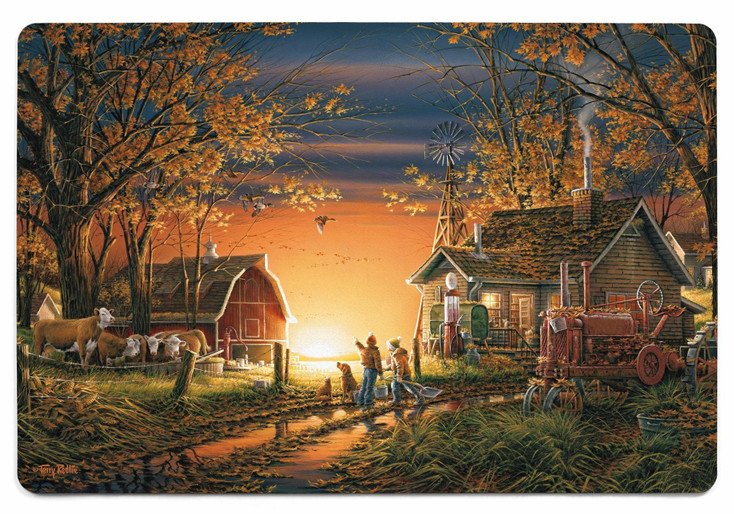 2' x 3' Morning Surprise Floor Mat by Terry Redlin