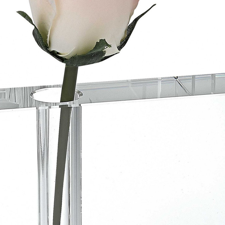 5" Hand Crafted Crystal Bud Vase