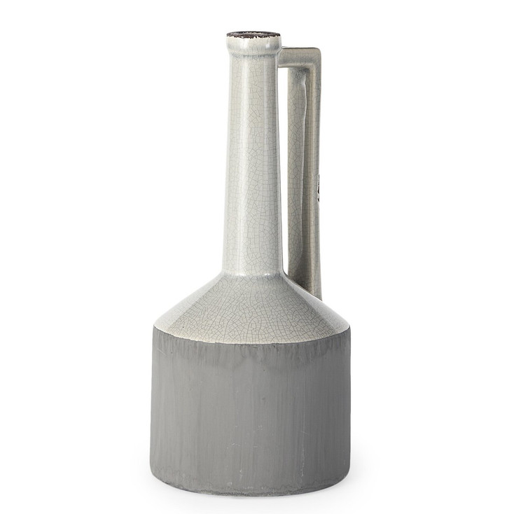 White And Gray Jug Vase