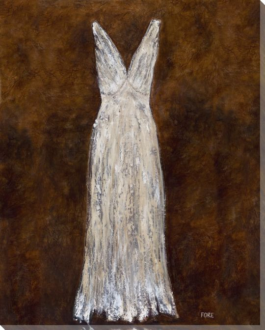 Dress Fig 3 Wrapped Canvas Giclee Print Wall Art
