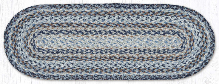 13" x 36" Denim Jute Table Runner