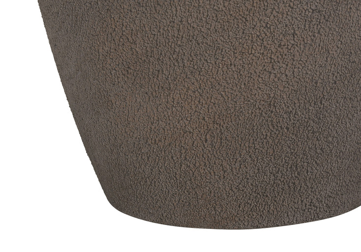 27" Gray Ceramic Urn Table Lamp with Beige Drum Shade