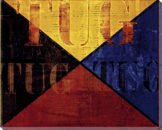 Intl Maritime Signal Flag Tug Wrapped Canvas Giclee Print Wall Art