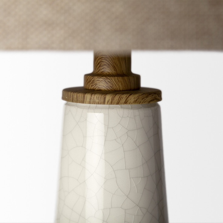 29" Brown Lamp Base LED with Brown Shade